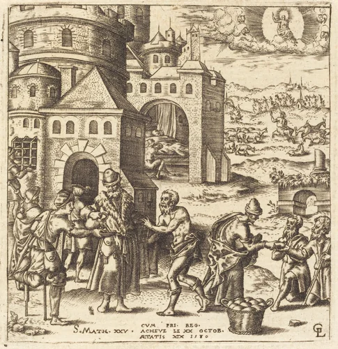 Teachings on the Coming of the Judgment by Léonard Gaultier, print, 1580