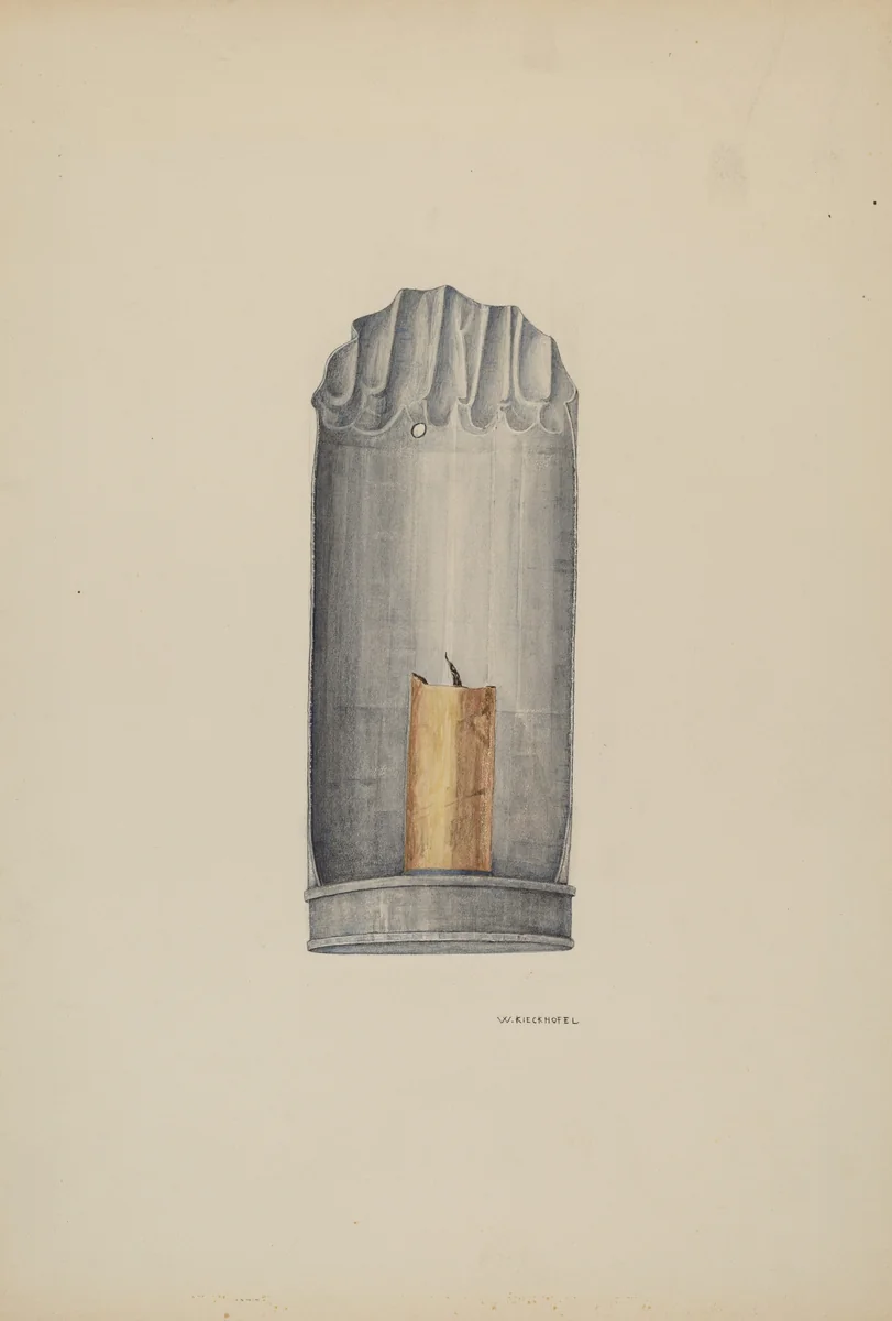 Candle Holder by William Kieckhofel, index of american design, 1940