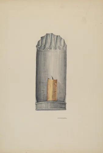 Candle Holder by William Kieckhofel, index of american design, 1940