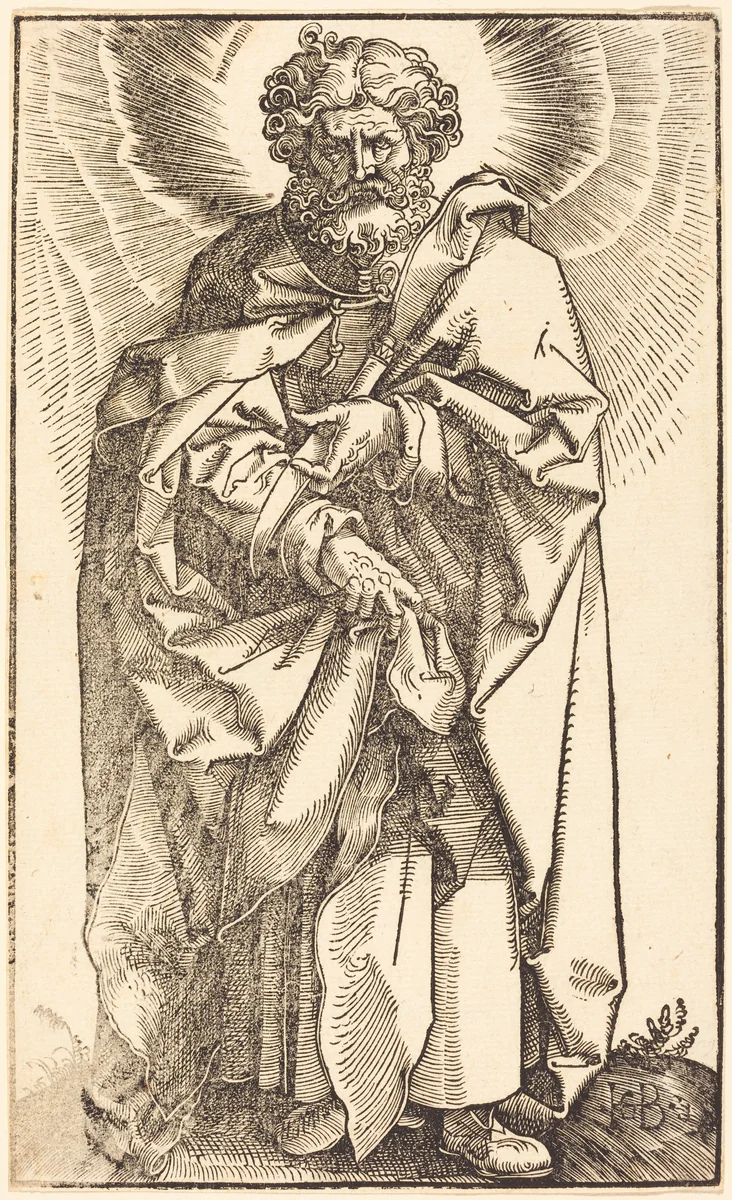 Saint Bartholomew by Hans Baldung Grien, print, 1519