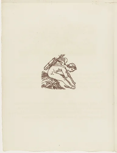 Vignette (folio 85 verso) from Les Amours (The Loves) by Émile Bernard, illustrated book, 1915