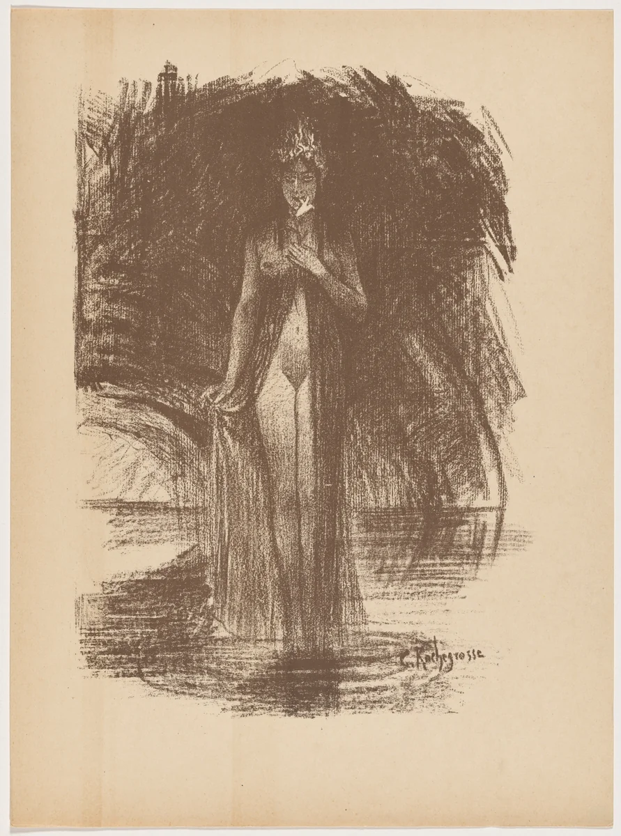 Apparition by Georges Rochegrosse, print, 1895