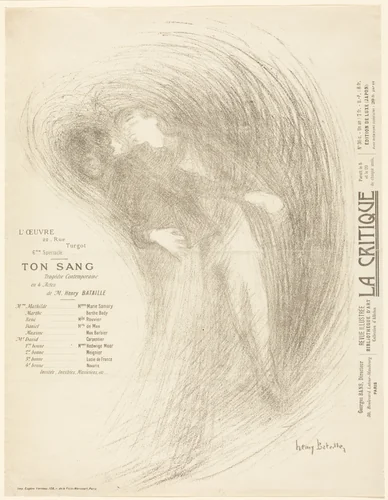 Ton Sang by Henri Bataille, print, 1895