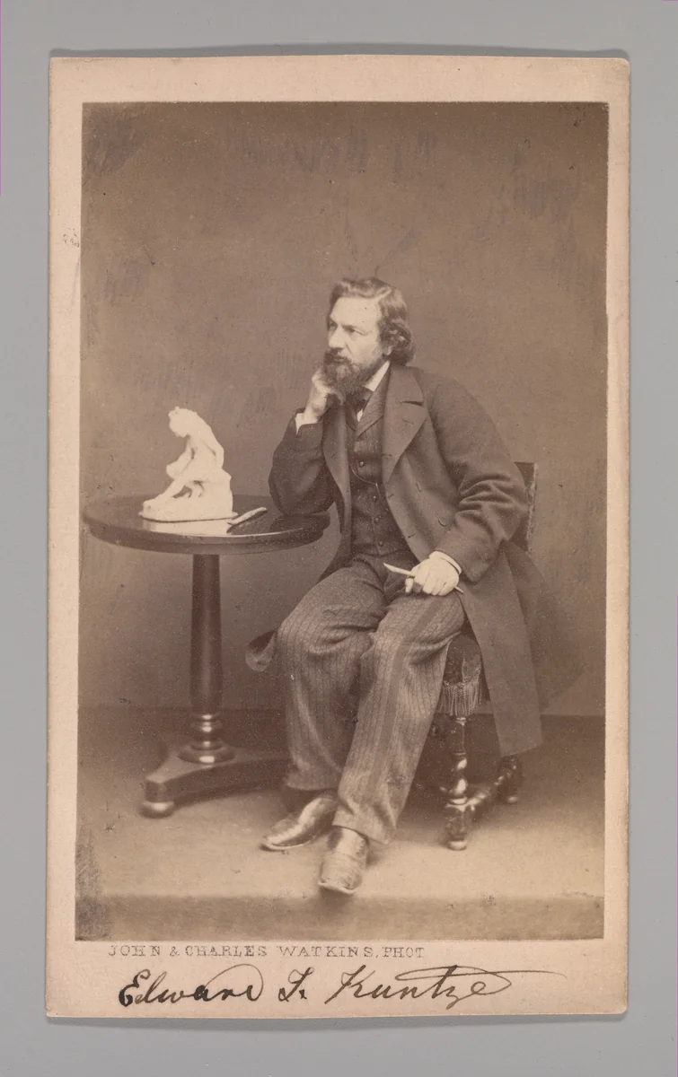 [Edward S. ? Kuntze] by John and Charles Watkins, photograph, 1860-1869