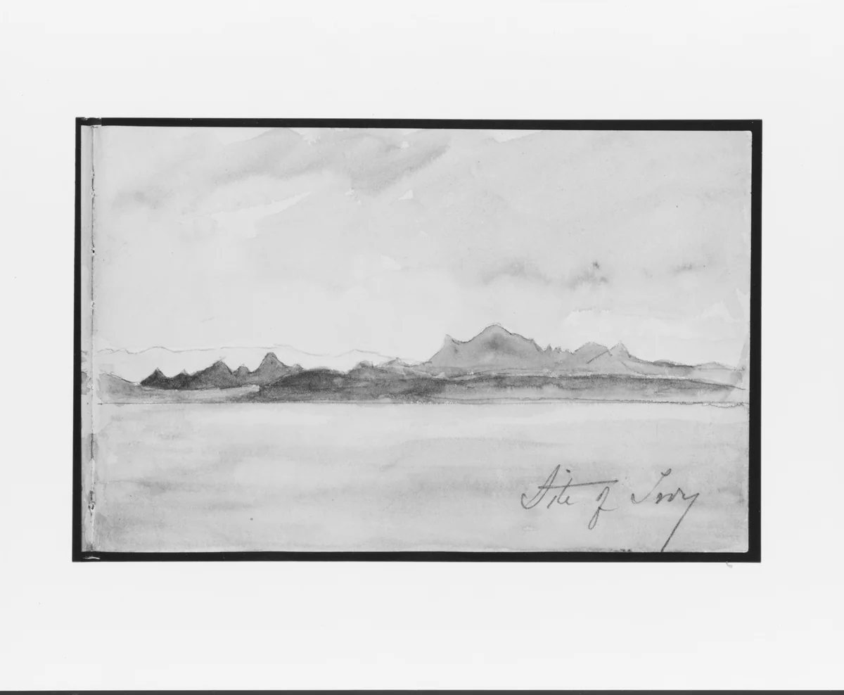 Site of Troy (from Sketchbook) by Mary Newbold Sargent, artwork, 1904