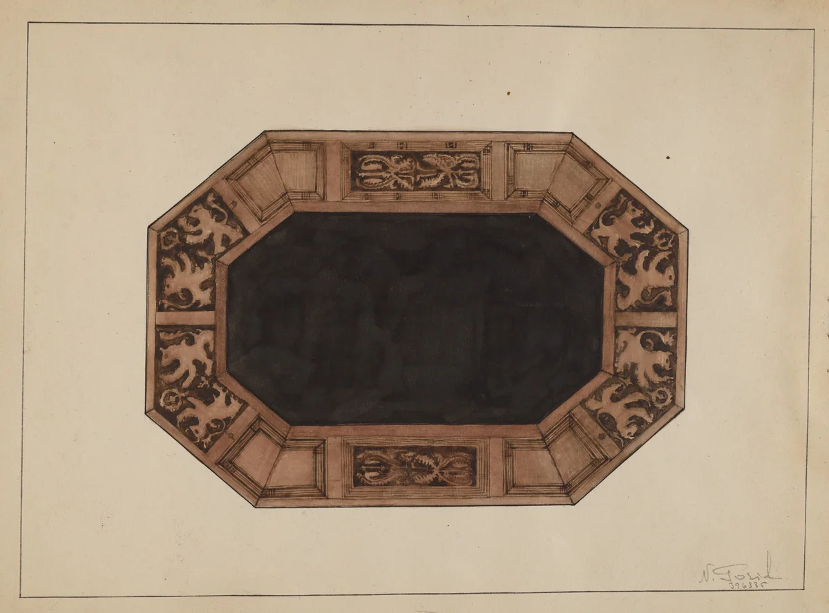 Top of Table by Nicholas Gorid, index of american design, 1935-1942