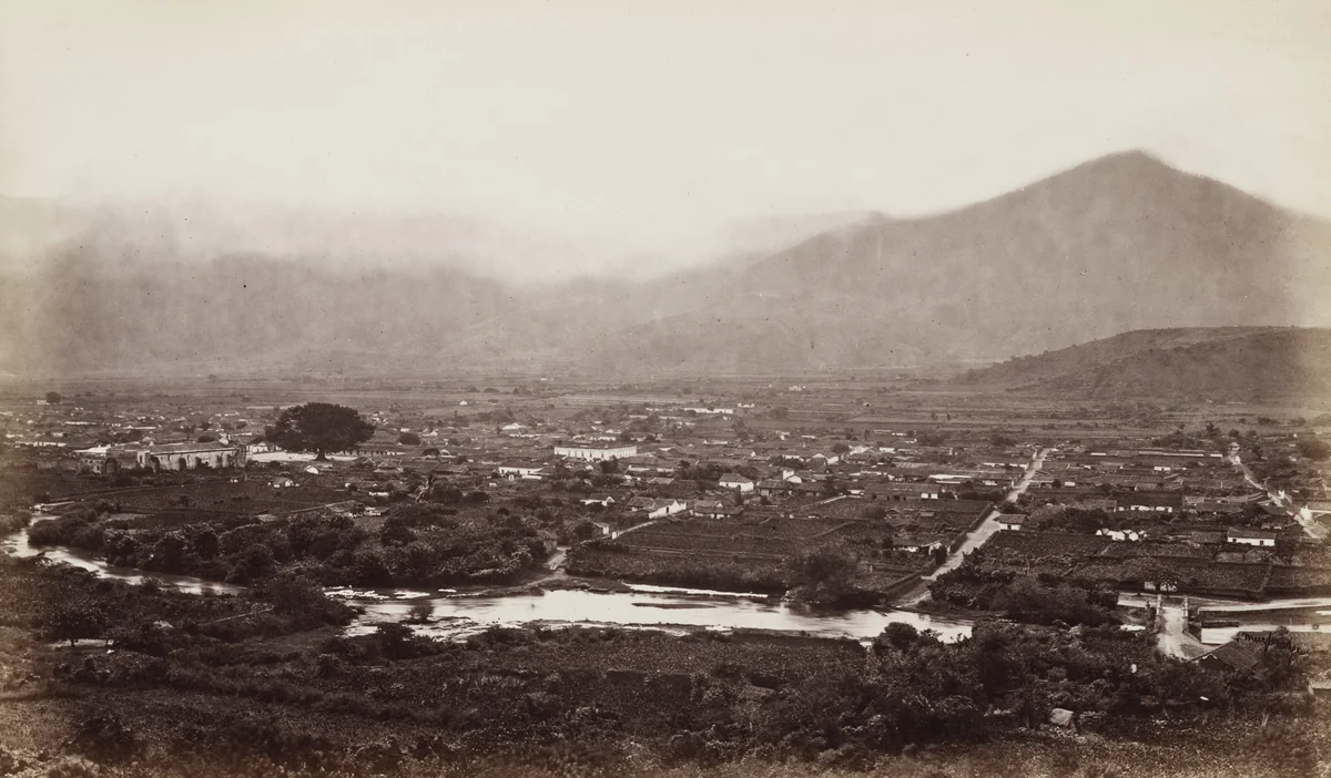 Amatitlán by Eadweard Muybridge, photograph, 1875