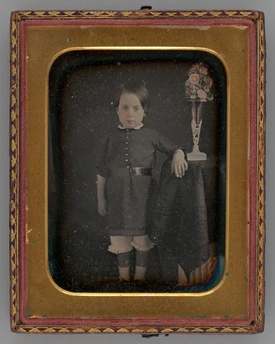 Untitled (Portrait of a Standing Boy) by Unknown maker, other, 1848