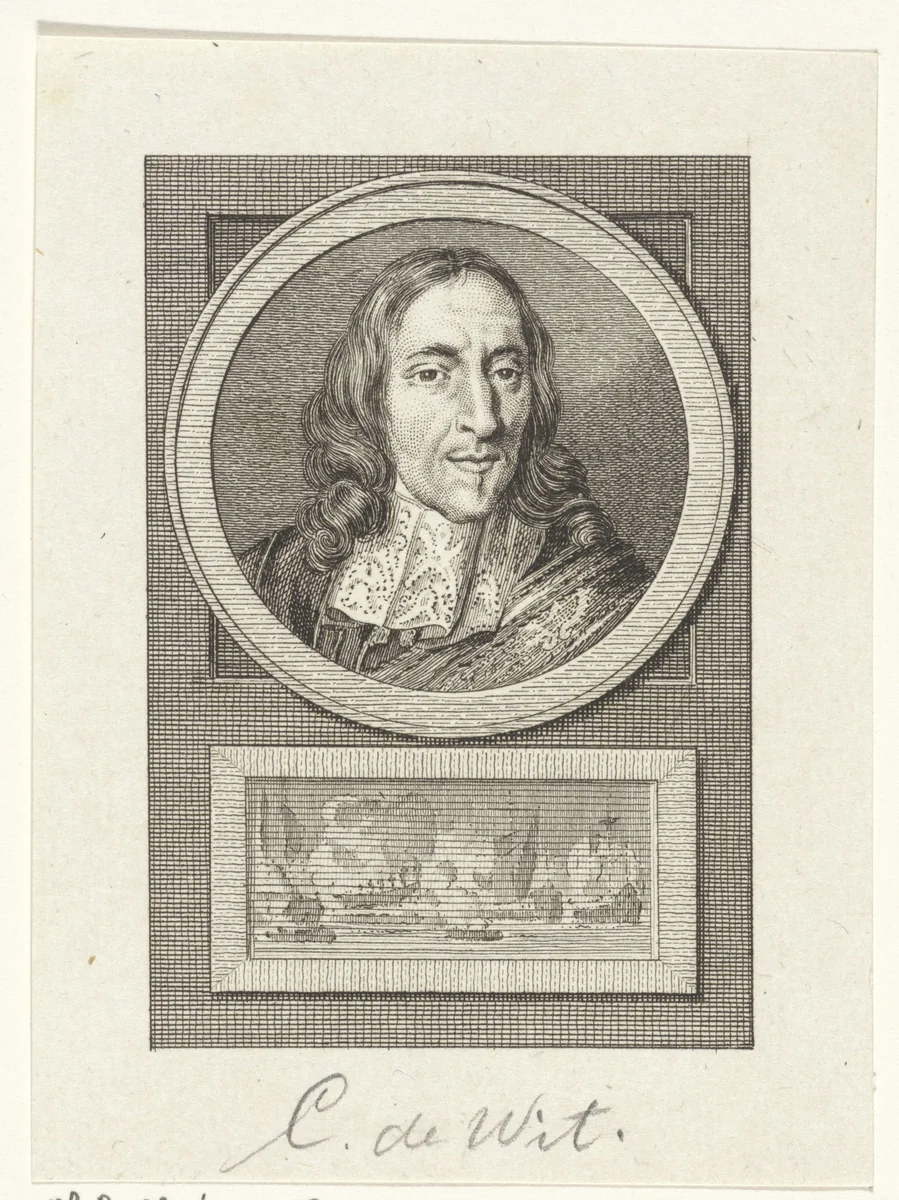 Portret van Cornelis de Witt by Reinier Vinkeles, print, 1783-1795