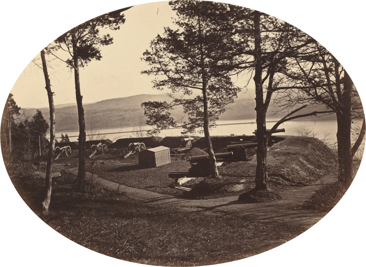 Battery Knox by George K. Warren, photograph, 1824-1884