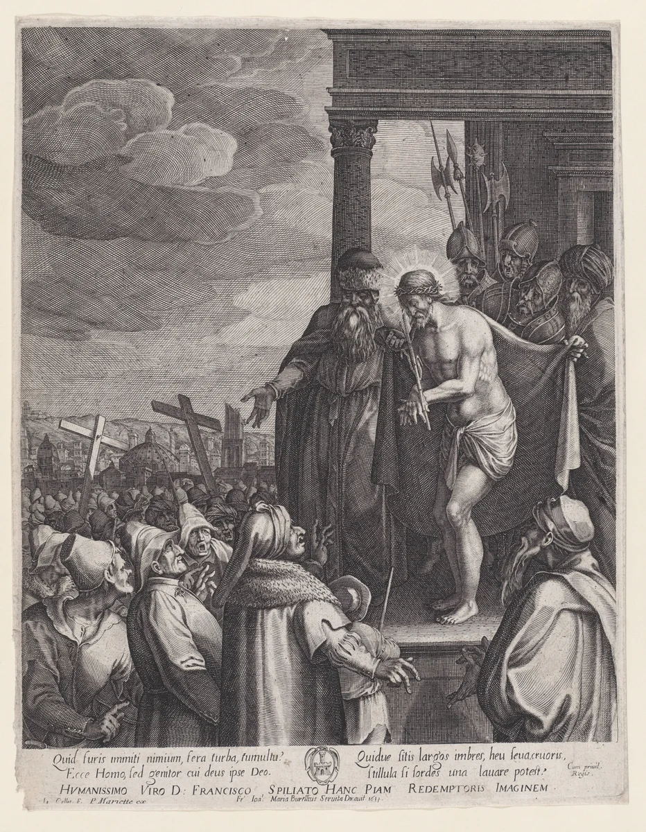 Ecce Homo by Jacques Callot, print, 1613
