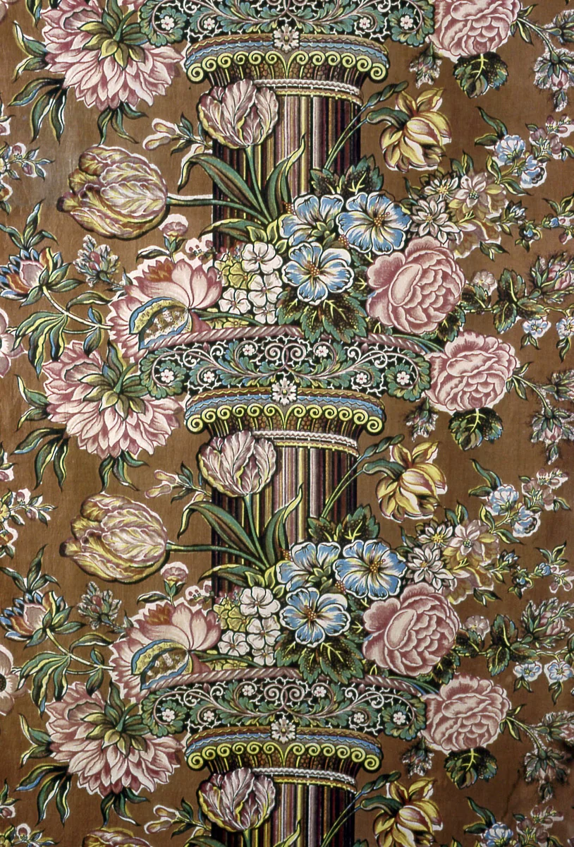 Panel by England, textile, 1830-1835