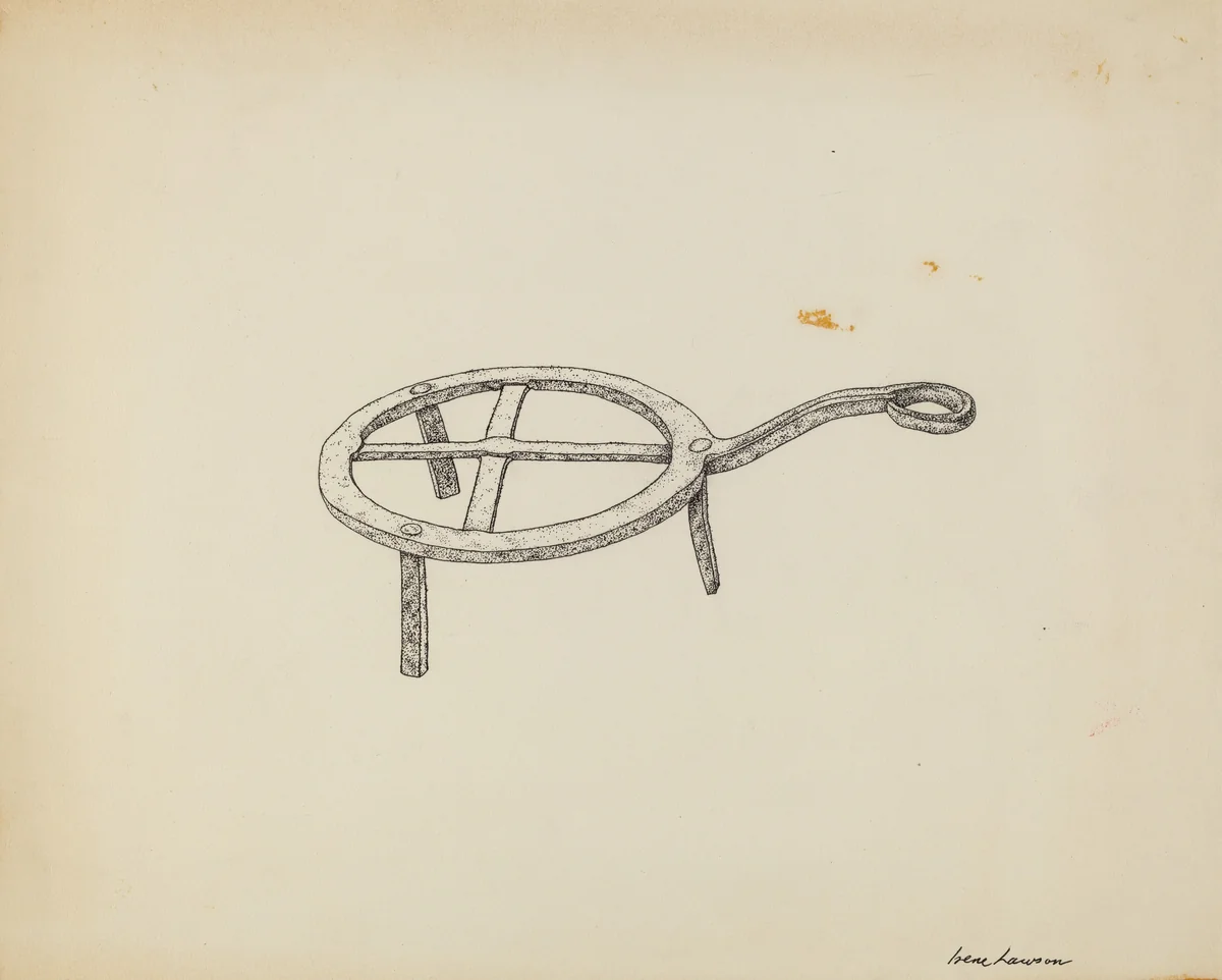 Trivet by Irene Lawson, index of american design, 1939