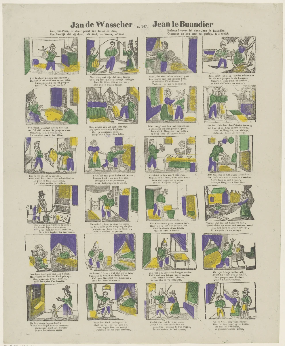 Jan de Wasscher / Jean le Buandier by Glenisson & Zonen, print, 1856-1900