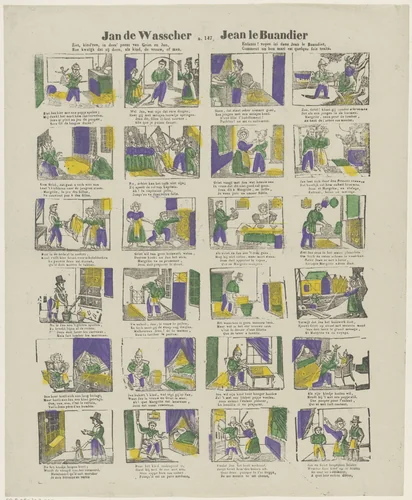 Jan de Wasscher / Jean le Buandier by Glenisson & Zonen, print, 1856-1900