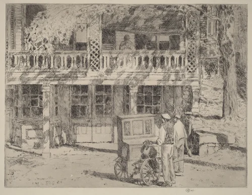 Toby's, Cos Cob by Childe Hassam, print, 1915