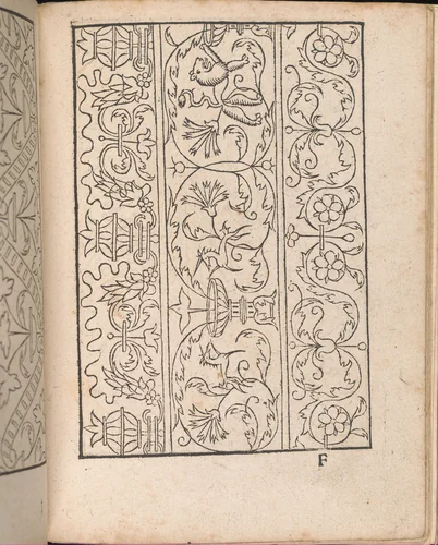 New Modelbüch allen Nägerin u. Sydenstickern (Page 21r) by Hans Hoffman, book, 1556