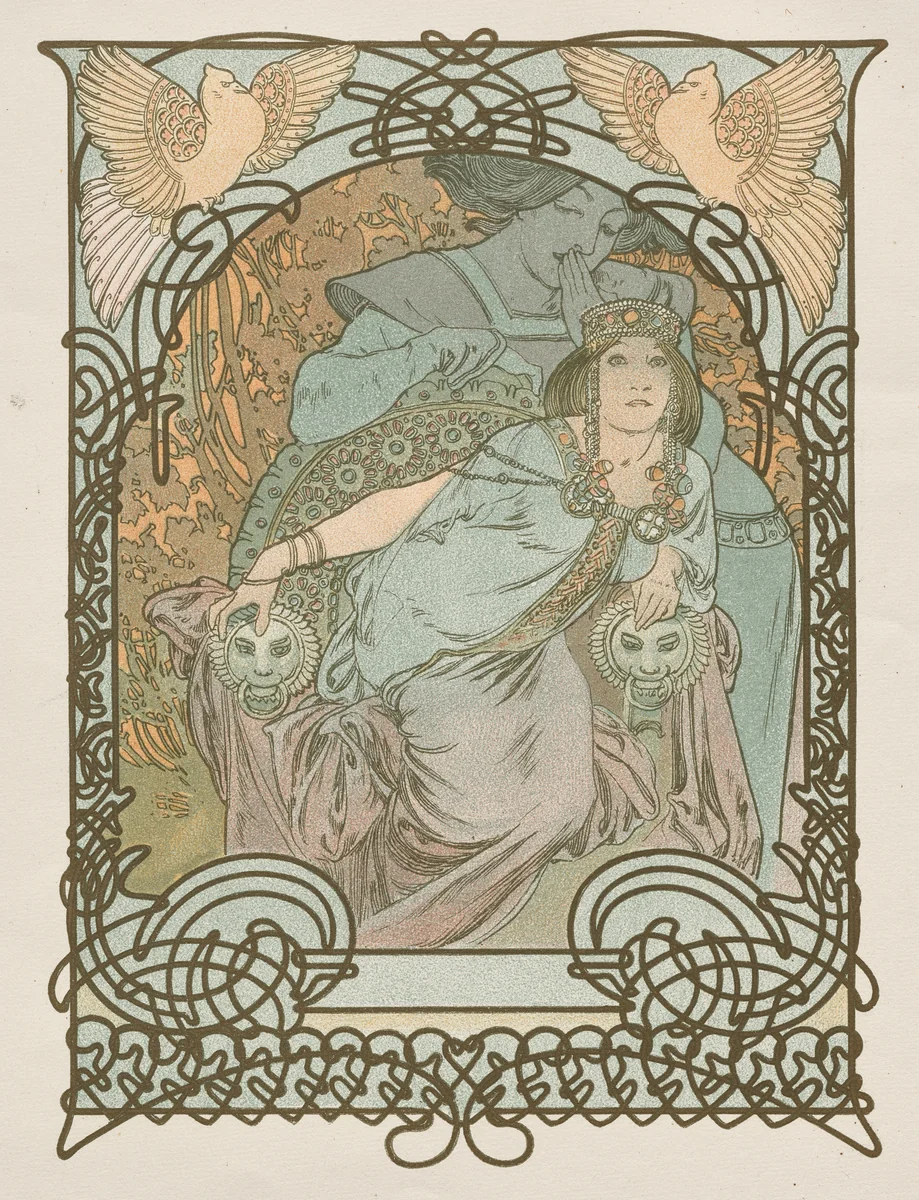 Ilsee, Princesse de Tripoli by Alphonse Mucha, print, 1897