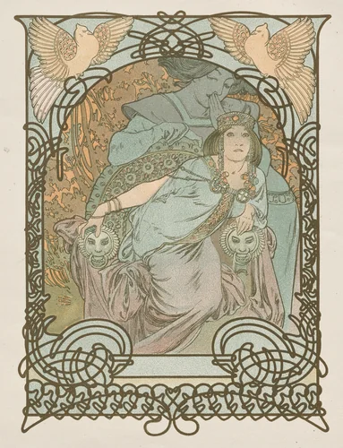 Ilsee, Princesse de Tripoli by Alphonse Mucha, print, 1897