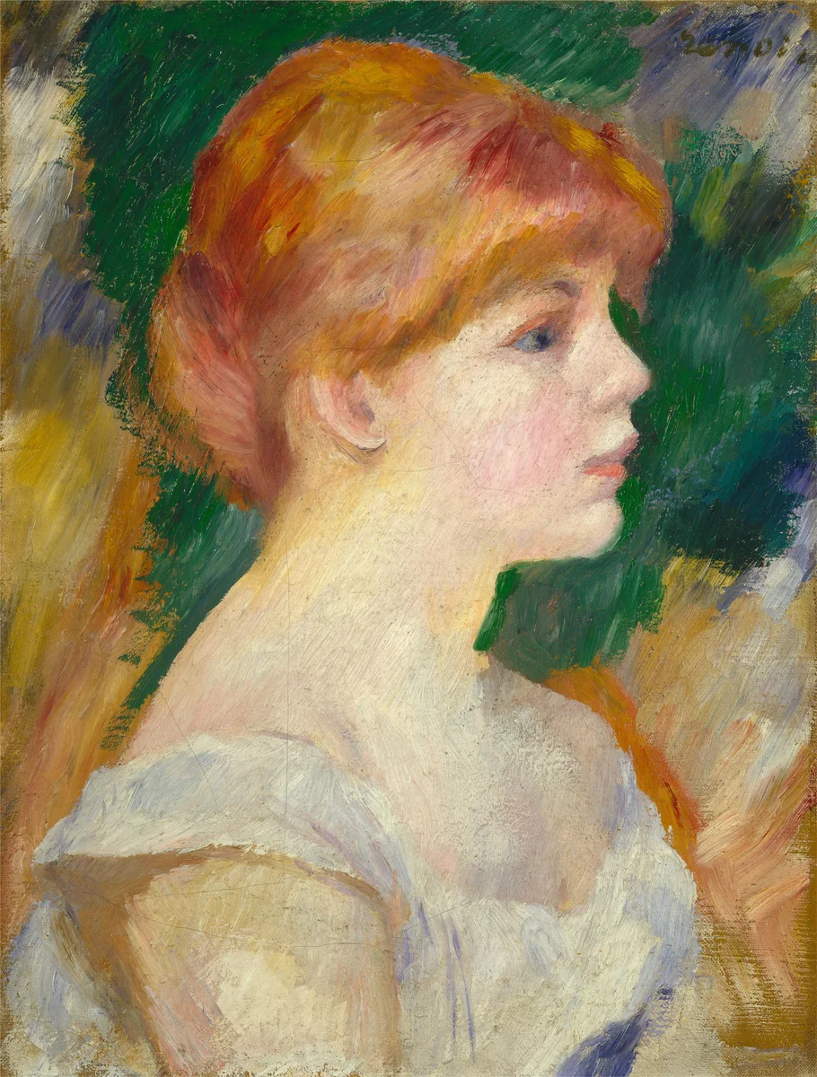 Suzanne Valadon by Auguste Renoir, painting, 1885