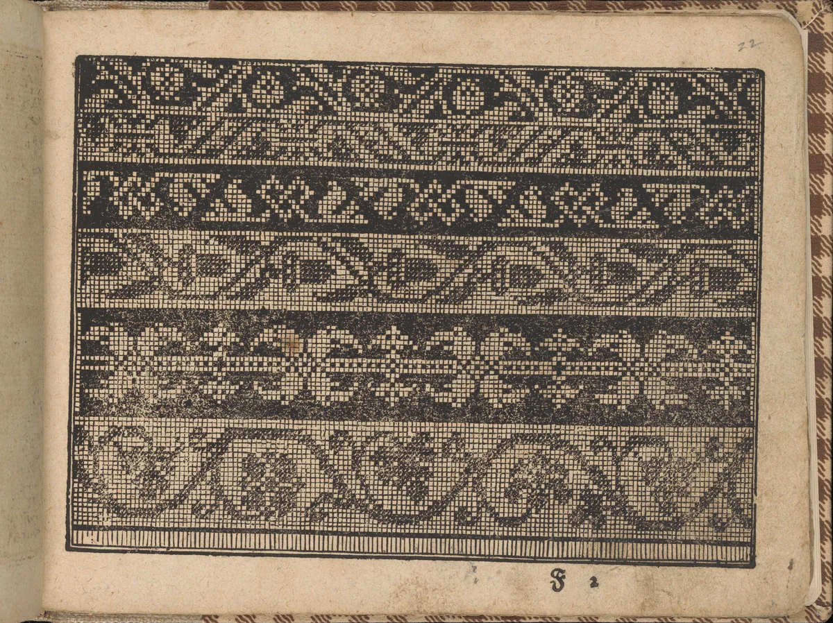 New Künstlichs Modelbuch (Page 22 recto) by Bernhard Jobin, book, 1600