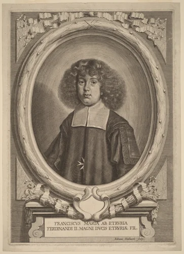 Cardinal Francesco Maria dei Medici by Adriaen Haelwegh, print, 1691