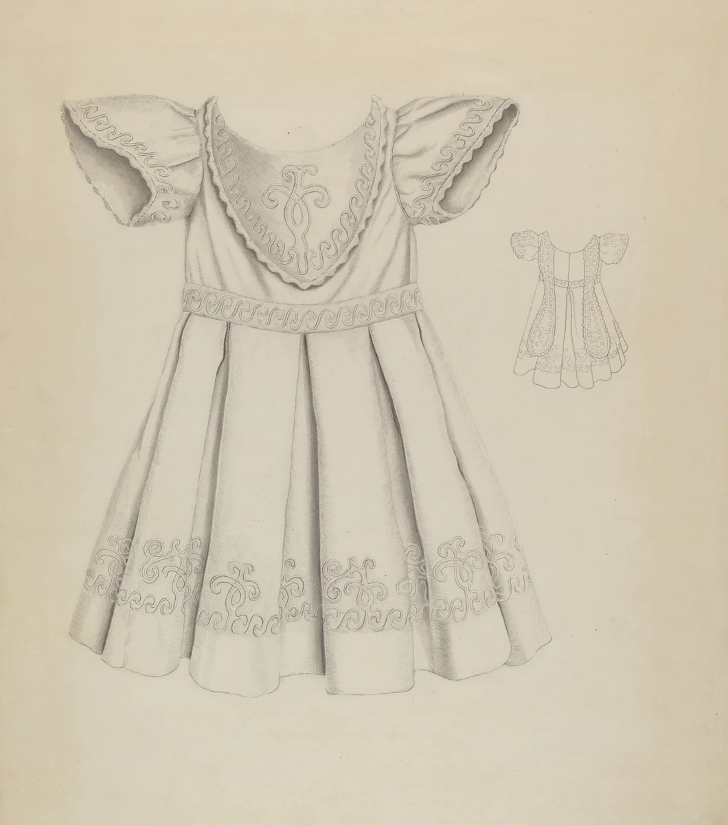 Child's Dress by Ray Price, index of american design, 1937