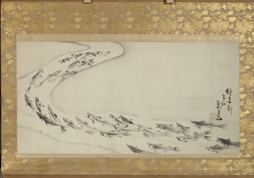 School of Fish by Soga Shōhaku (曾我 蕭白), other