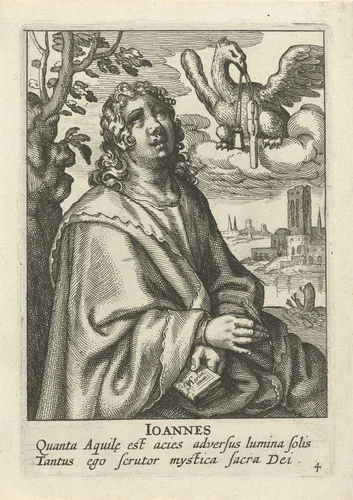 Johannes by Pieter Feddes van Harlingen, print, 1611-1623