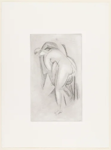 Bending by Alexander Archipenko, print, 1920
