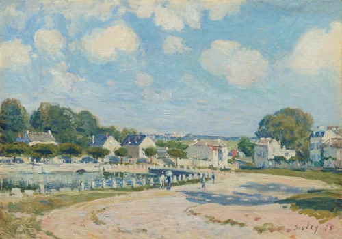 Watering Place at Marly by Alfred Sisley, painting, 1875