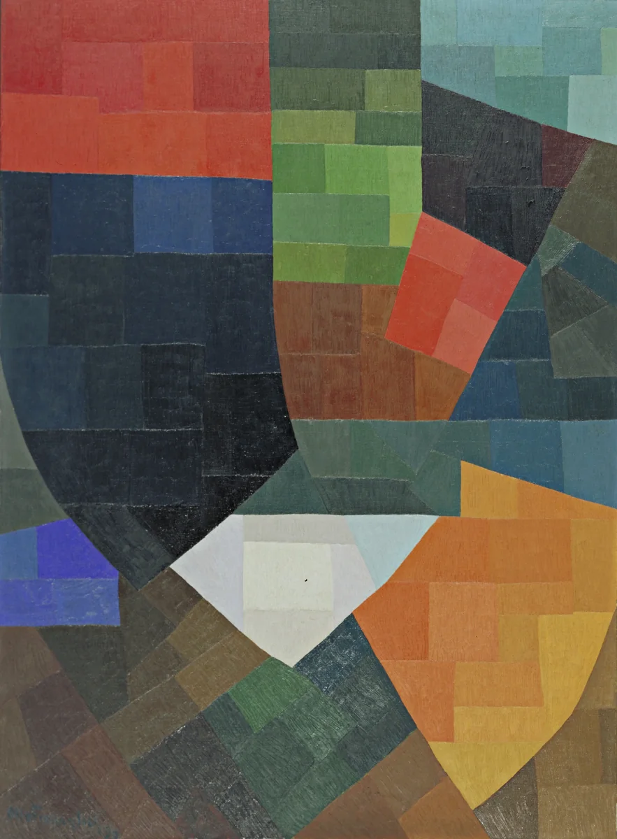 Composition by Otto Freundlich, painting, 1930