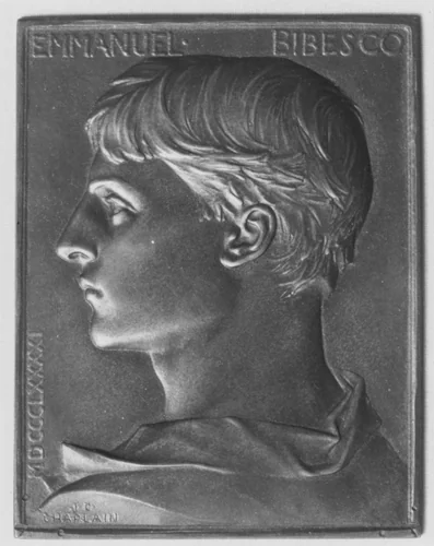 In honor of Prince Emmanuel Bibesco by Jules-Clément Chaplain, metalwork, 1800-1899