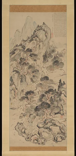 Orchid Pavilion Gathering by Ike no Taiga (池大雅), painting, 1765