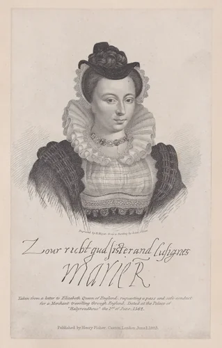 Mary, Queen of Scots by Henry Meyer, print, 1825