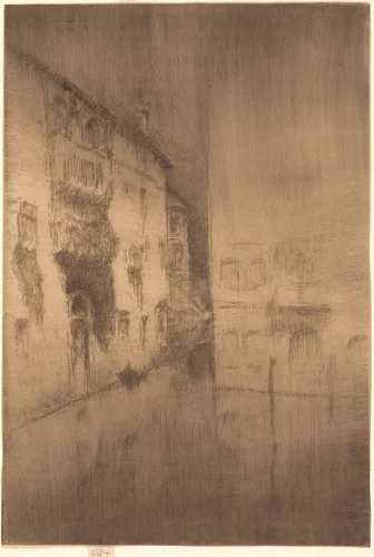 Nocturne: Palaces by James McNeill Whistler, print, 1879-1880