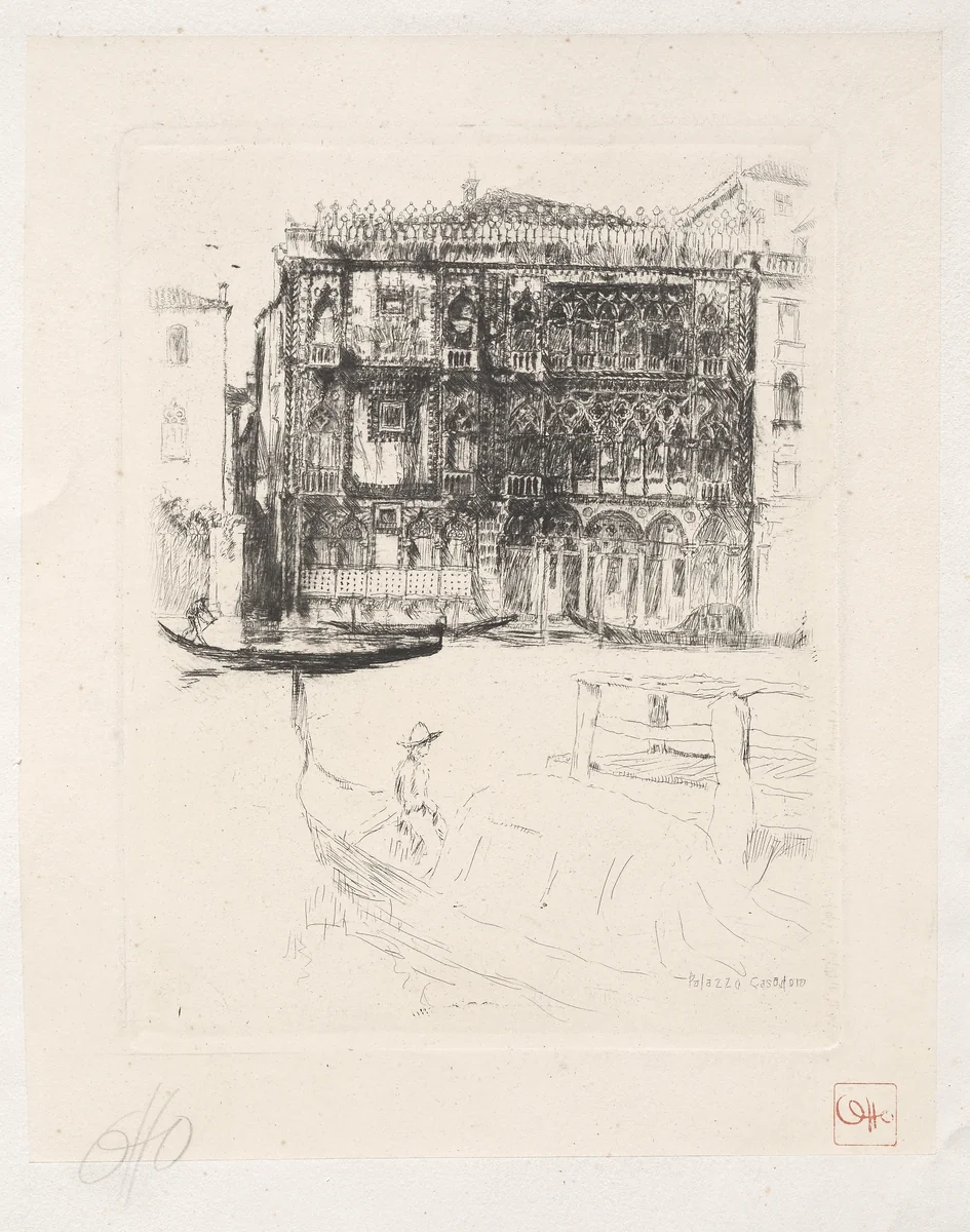 Cà Doro by Otto H. Bacher, print, 1875-1925