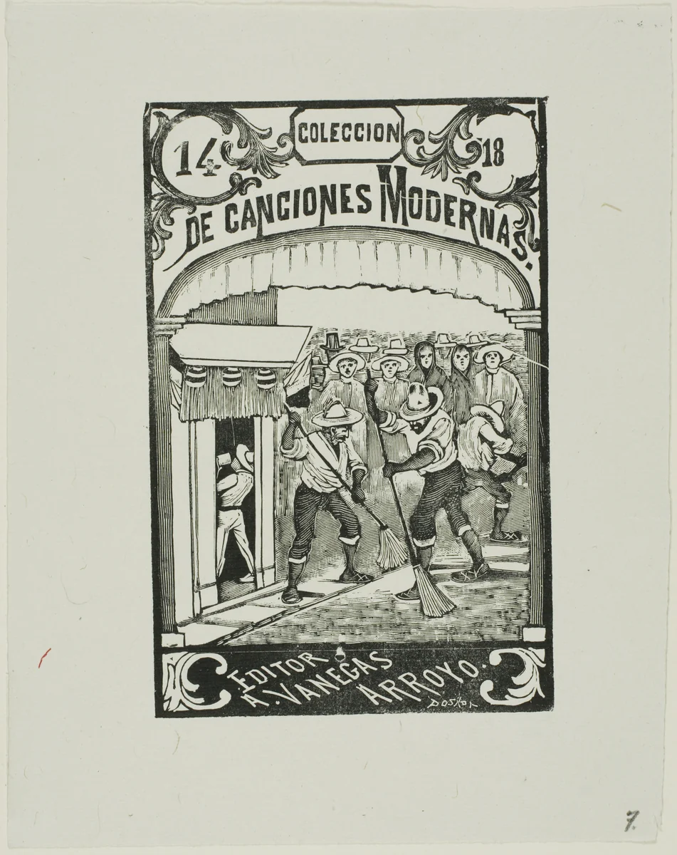 The Streetcleaners by José Guadalupe Posada, print, 1871-1913