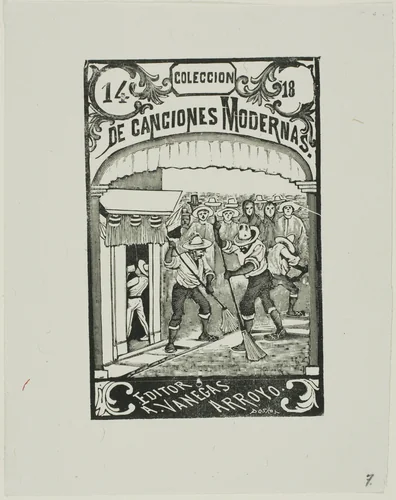 The Streetcleaners by José Guadalupe Posada, print, 1871-1913