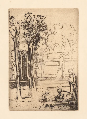 Three-Tree Farm by Francis Seymour-Haden, print, 1879