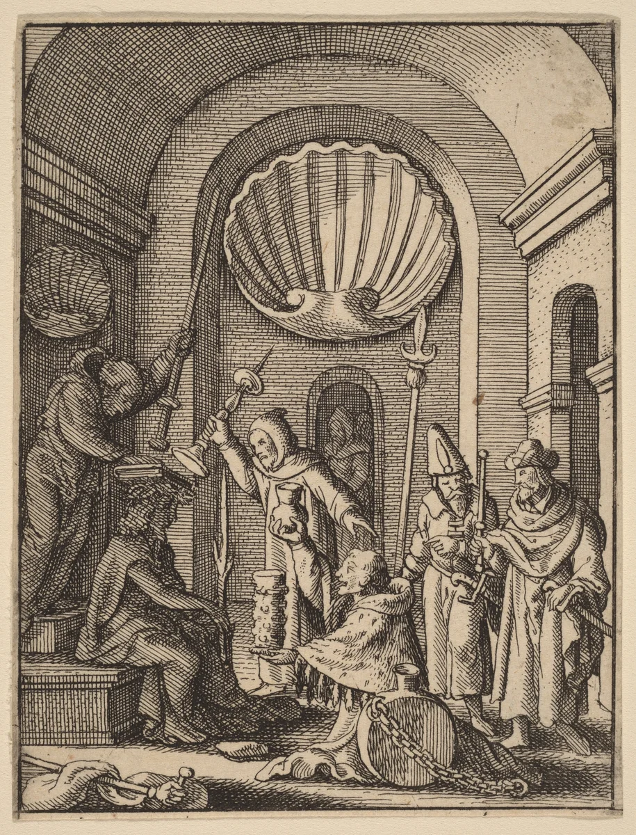 The Mocking by Wenceslaus Hollar
Hans Holbein the younger, print, 1607-1677