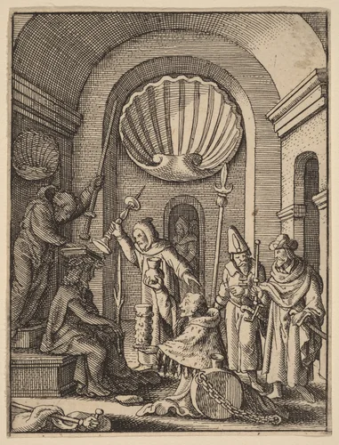 The Mocking by Wenceslaus Hollar
Hans Holbein the younger, print, 1607-1677