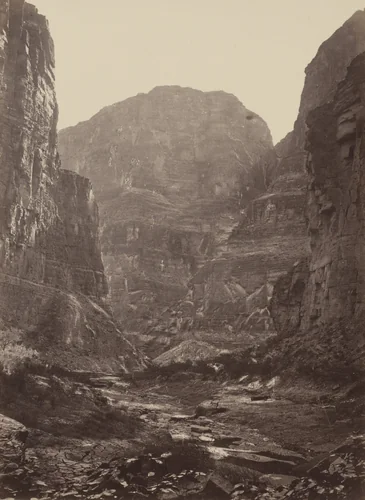 Canyon of Kanab Wash, Colorado River, Looking South by Timothy O'Sullivan, William H. Bell, photograph, 1871