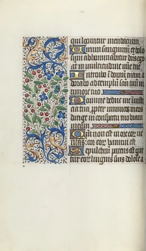 Book of Hours (Use of Rouen): fol. 52v by Master of the Geneva Latini, book, 1465-1475