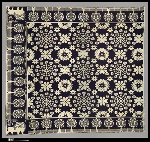 Coverlet by Harry Tyler, artwork, 1839
