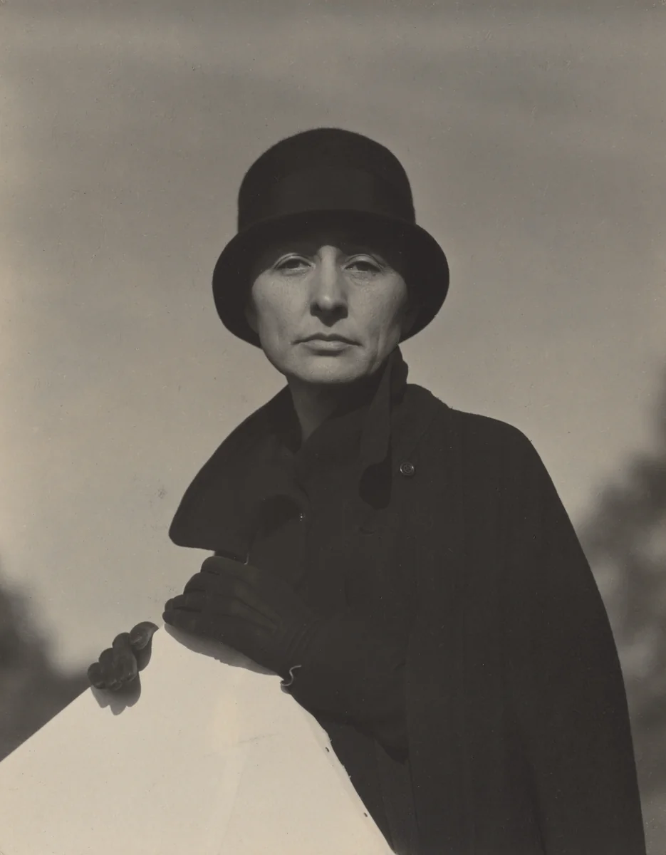 Georgia O'Keeffe by Alfred Stieglitz, photograph, 1924