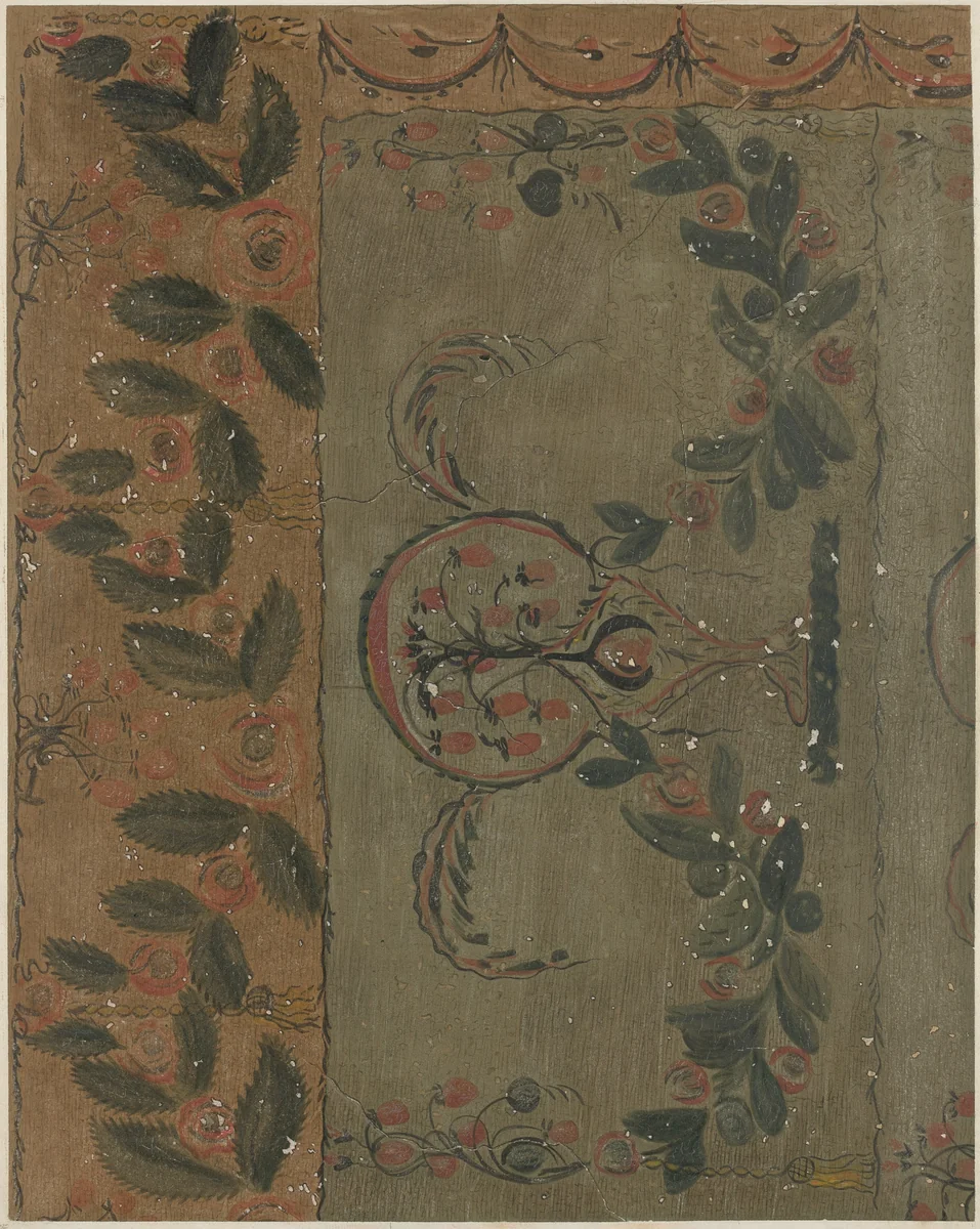 Hand-Painted Wall by Martin Partyka, index of american design, 1939