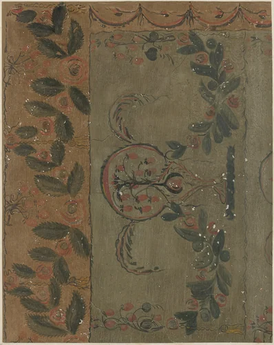 Hand-Painted Wall by Martin Partyka, index of american design, 1939