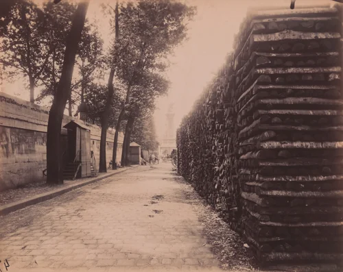 Port des Invalides by Eugène Atget, photograph, 1913