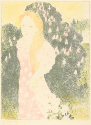 Les crépuscules ont une douceur d'ancienne peinture by Maurice Denis, print, 1892-1899